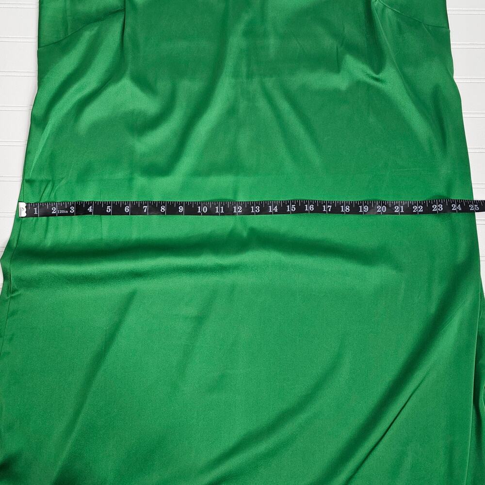 The Drop Ana Emerald Green Side Slit Midi Slip Dress Women's Size 2X NWT - Picture 13 of 15